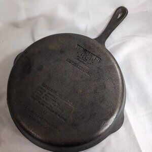 Wagner's 1891 Cast Iron Skillet 11 3/8" Fat Free Fryer Frying Pan Griddle USA